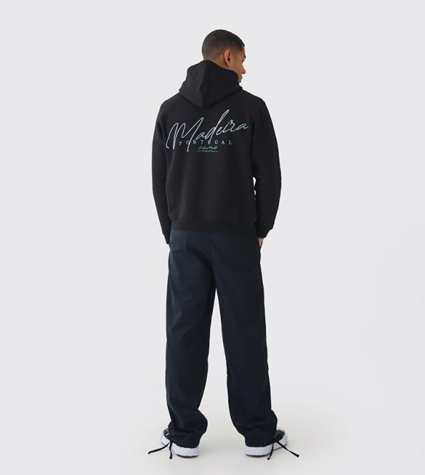 boohooMAN  Clothing - Black Casual Pants