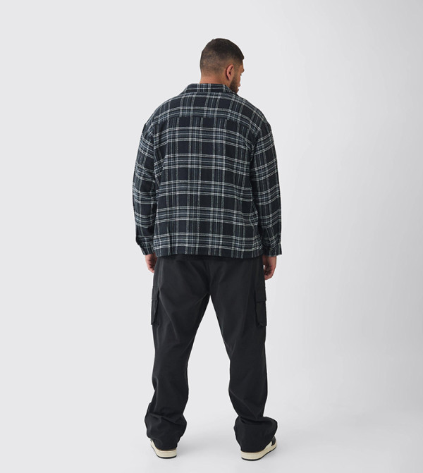 boohooMAN  Cargos - Black Cargos