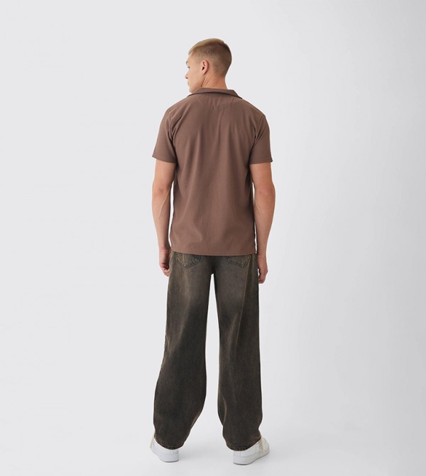 boohooMAN boohooMAN - Brown Short Sleeves