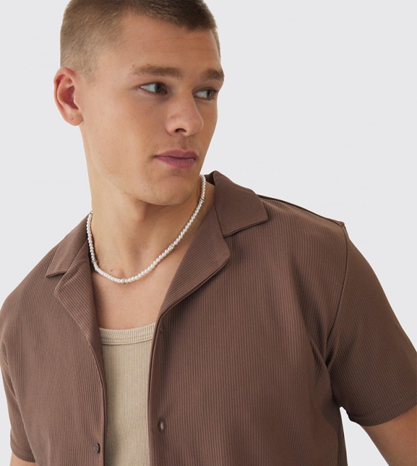 boohooMAN boohooMAN - Brown Short Sleeves