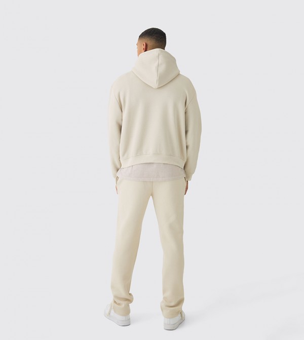 boohooMAN  Hoodies & Sweatshirts - Beige Hoodies