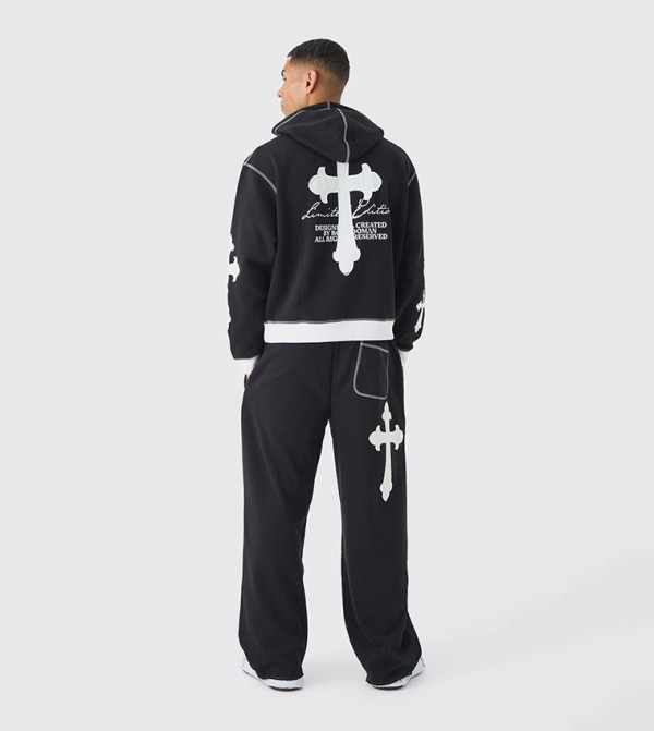 بوهو مان  matching-sets - أسود Co-Ord Set