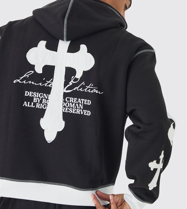 بوهو مان  matching-sets - أسود Co-Ord Set