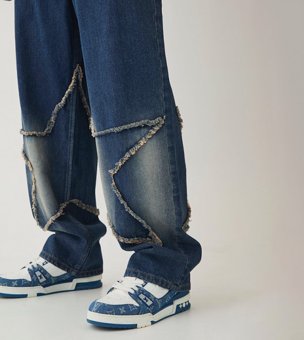 boohooMAN  style-edit-dm - Black Relaxed Jeans