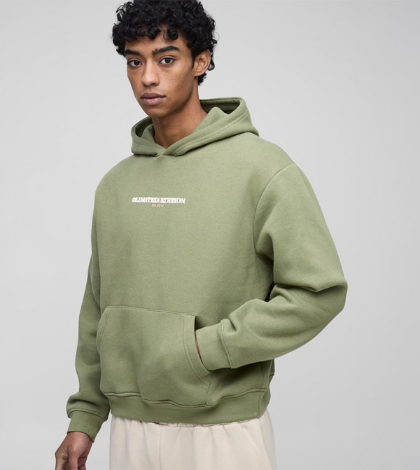 boohooMAN  - Green Hoodies
