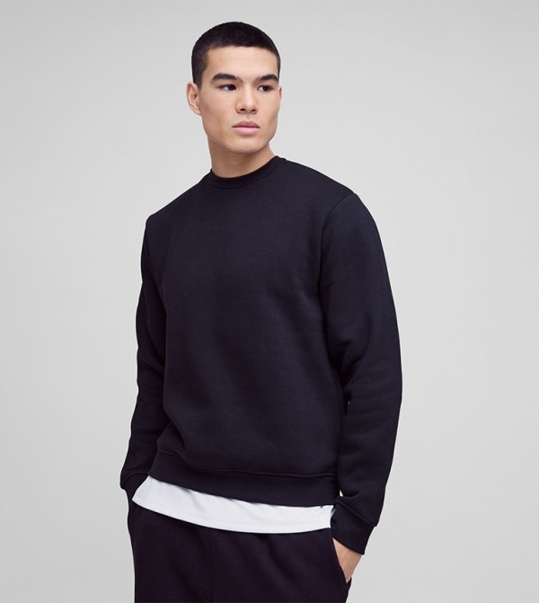 boohooMAN  Hoodies & Sweatshirts - Black Sweatshirts