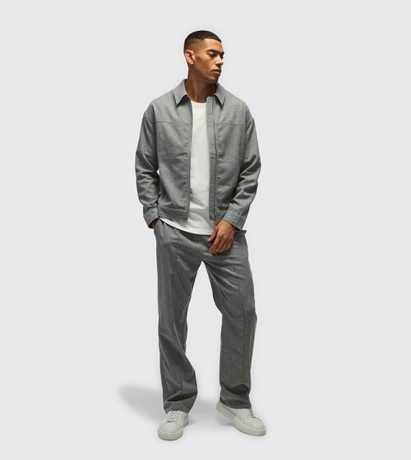 boohooMAN  Clothing Set - LIGHT GREY Co-Ord Set