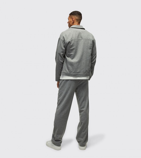 boohooMAN  Clothing Set - LIGHT GREY Co-Ord Set