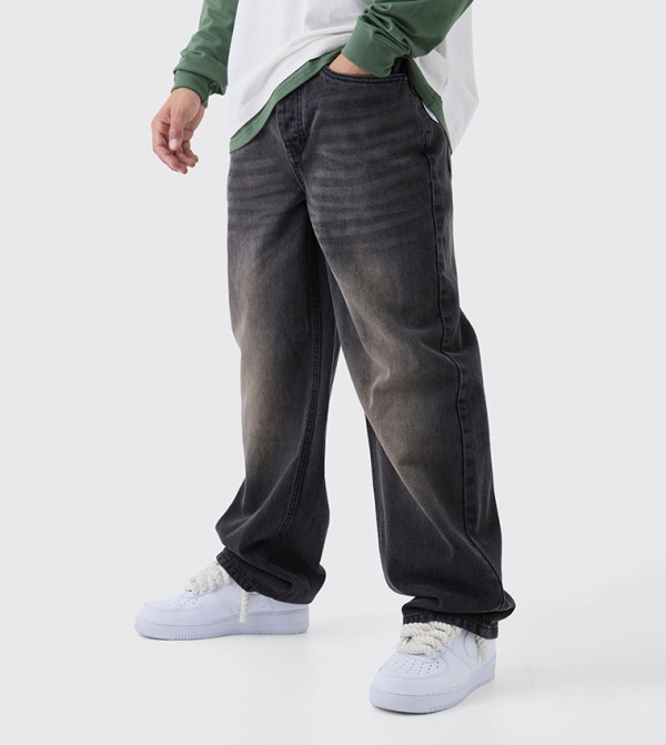 boohooMAN boohooMAN - Brown Relaxed Jeans