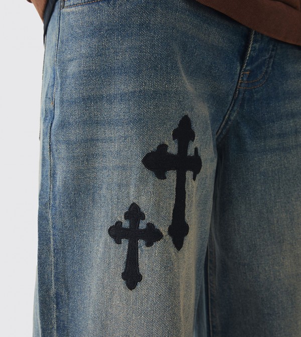 boohooMAN - Outlet boohooMAN - Outlet - Blue Relaxed Jeans