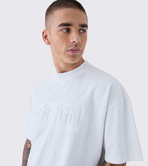 boohooMAN boohooMAN - White Casual T-Shirts
