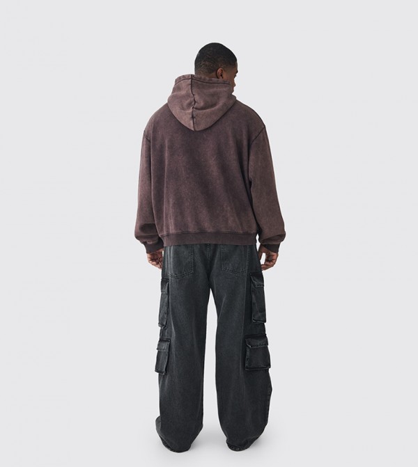 boohooMAN boohooMAN - Brown Hoodies
