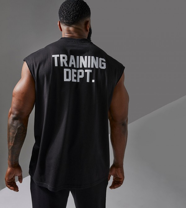 boohooMAN  T-Shirts & Vests - Black Casual T-Shirts