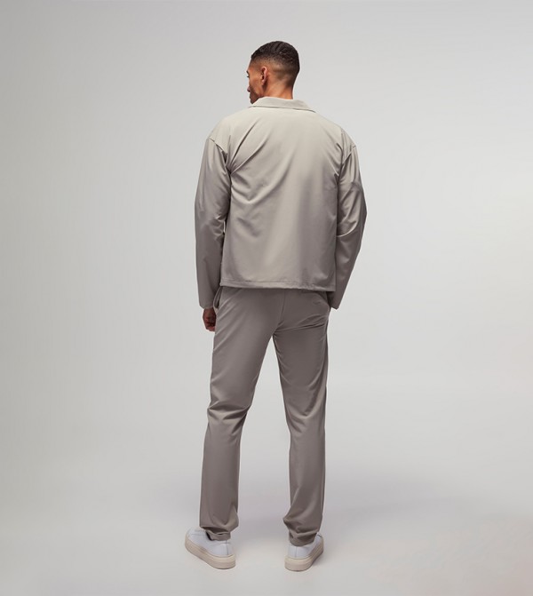 boohooMAN  Casual Pants - Grey Casual Pants