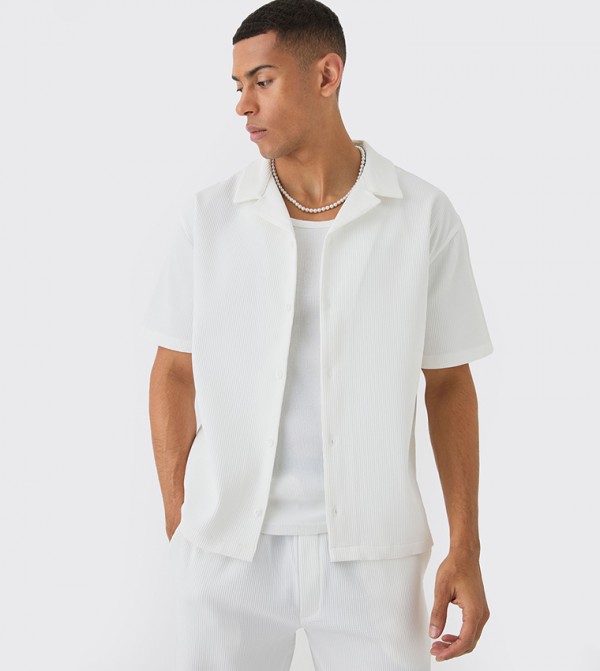 boohooMAN  Clothing Set - White Co-Ord Set