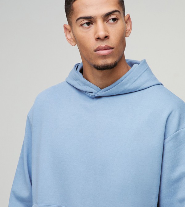 بوهو مان  هودي و سويتشيرتات - أزرق هودي