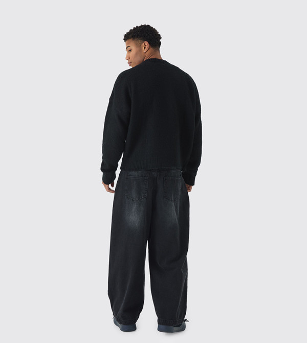 boohooMAN  - Black Sweaters