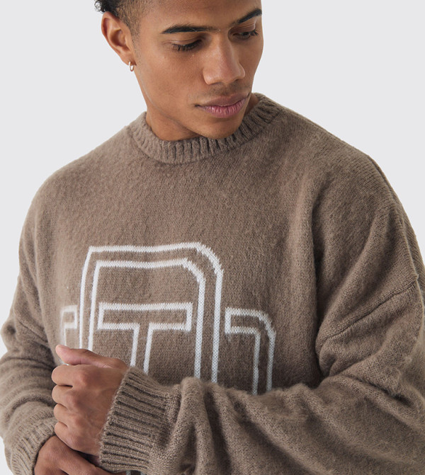boohooMAN  - Taupe Sweaters