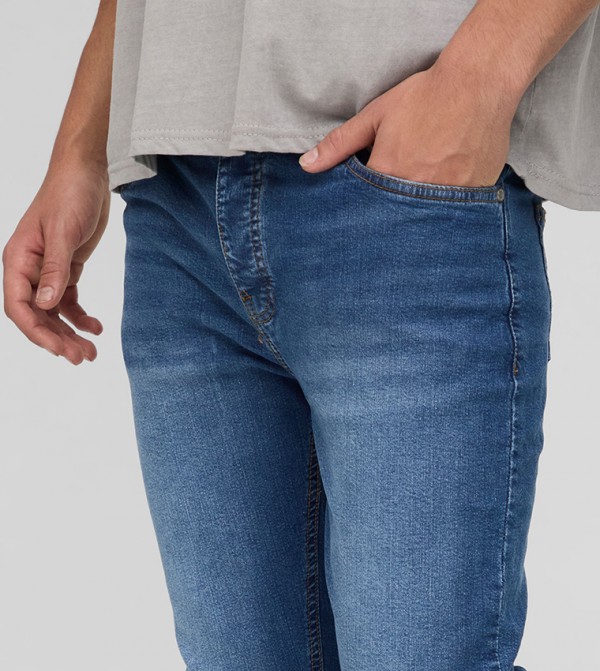 boohooMAN  Jeans - Blue Skinny Jeans