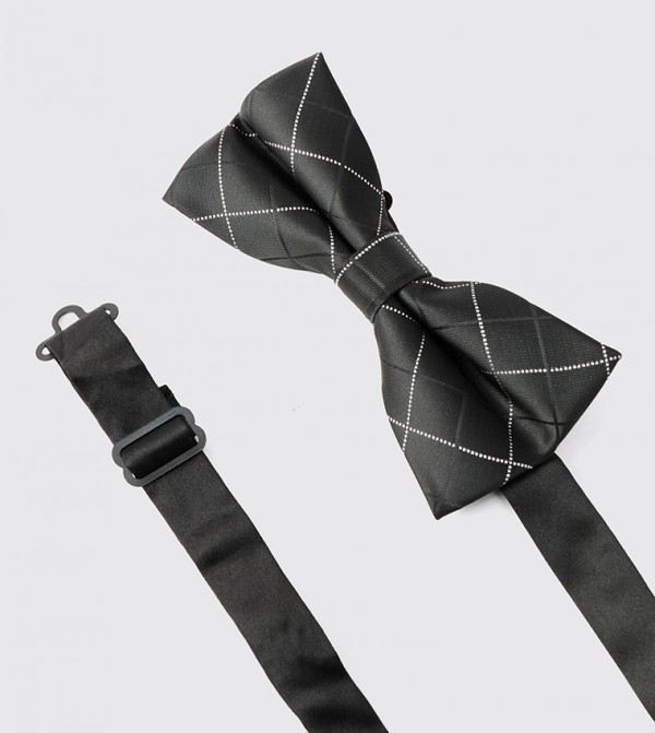 boohooMAN  Bow Ties - Black Bow Ties