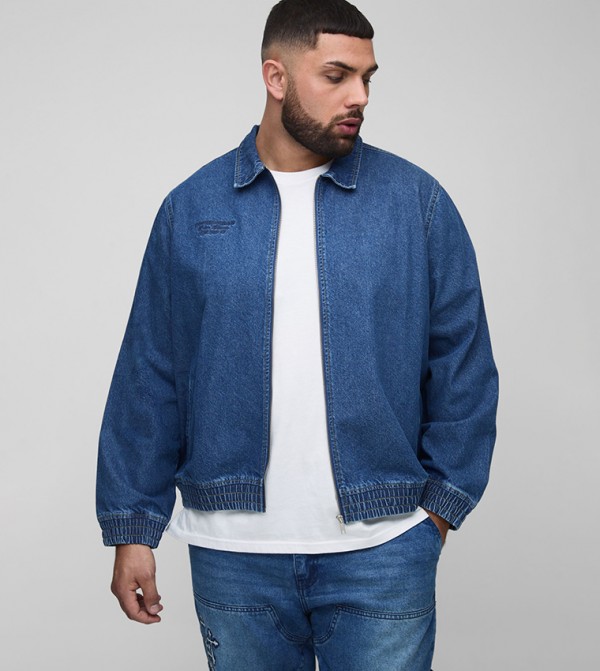 boohooMAN  Denim Jackets - Blue Denim Jackets