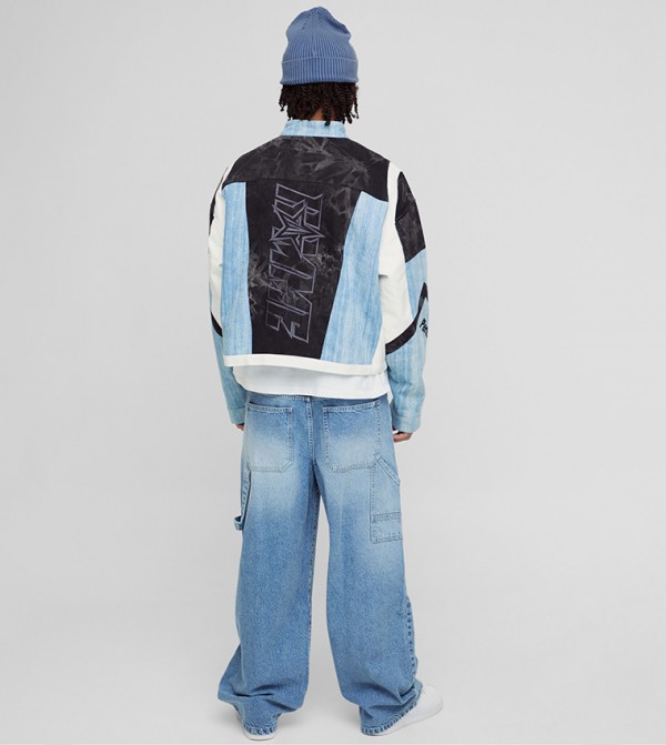 boohooMAN boohooMAN - Blue Relaxed Jeans