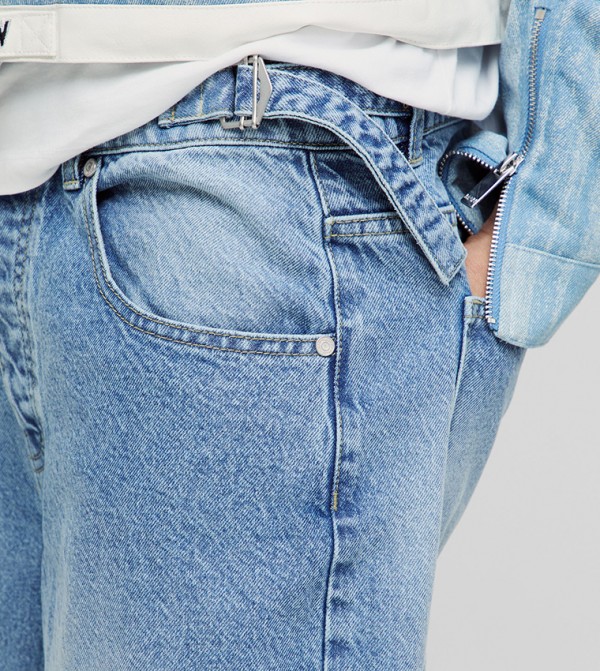 boohooMAN boohooMAN - Blue Relaxed Jeans