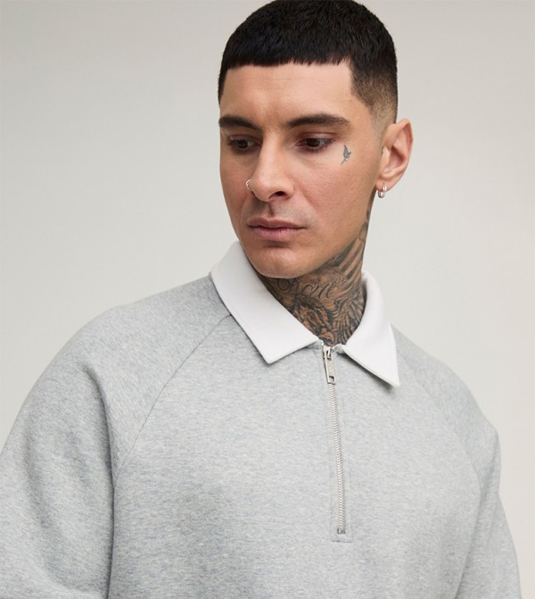 boohooMAN  Hoodies & Sweatshirts - Grey Sweatshirts
