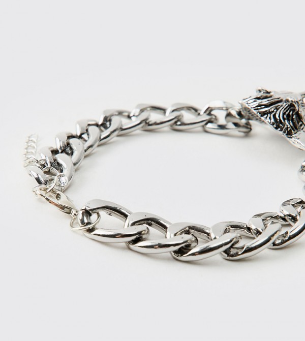 boohooMAN  Bracelets - Silver Bracelets