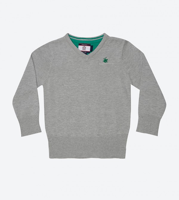 بيفرلي هيلز بولو كلوب  ملابس الشتاء وملابس خارجية - رمادي Sweater