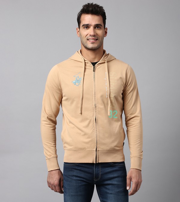 Beverly Hills Polo Club Hoodies - Beige Hoodies