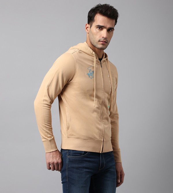 Beverly Hills Polo Club Hoodies - Beige Hoodies