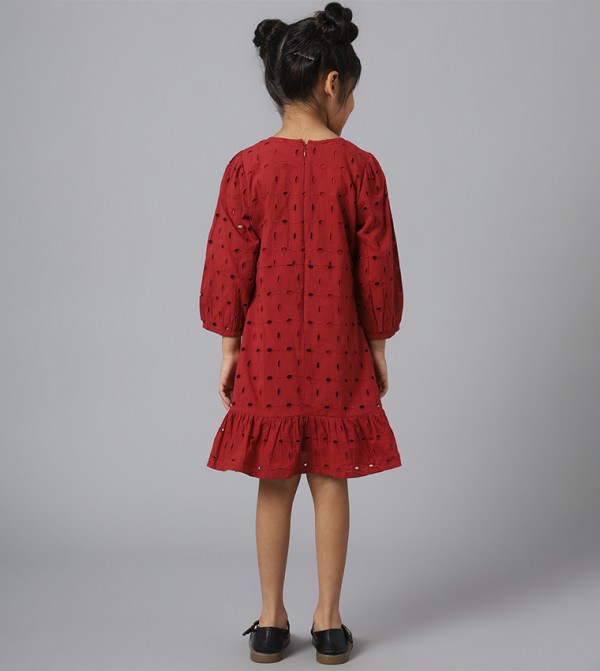 Beverly Hills Polo Club Clothing - Red Casual Dress