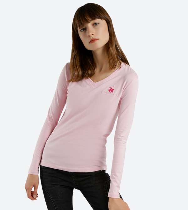 Beverly Hills Polo Club  T-Shirts - Pink undefined