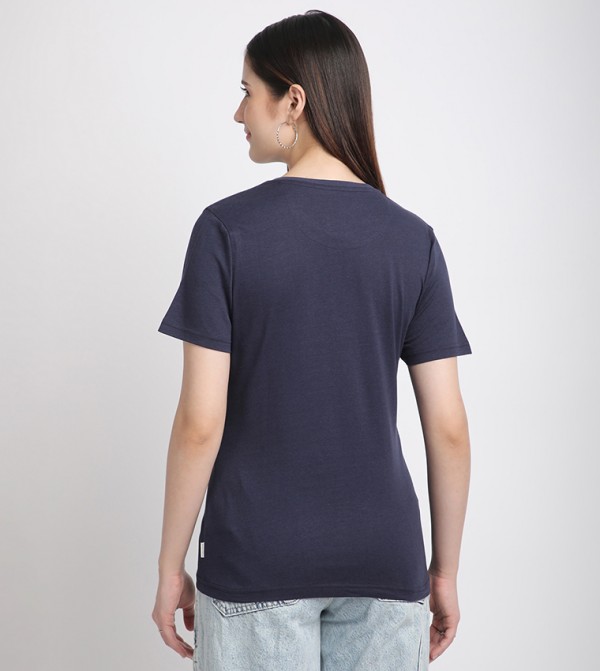 Beverly Hills Polo Club T-Shirts - Navy Short Sleeve T-Shirts