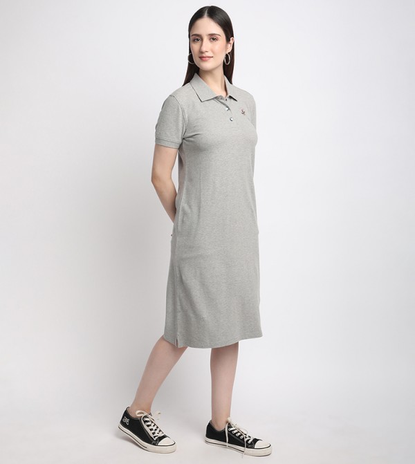 بيفرلي هيلز بولو كلوب  فساتين - رمادي Shirt & T-Shirt Dresses