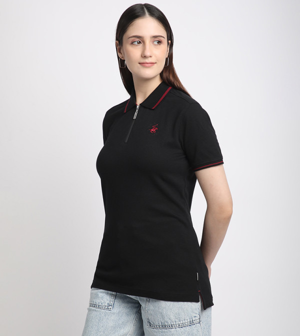 بيفرلي هيلز بولو كلوب  تيشيرتات - أسود قمصان بولو