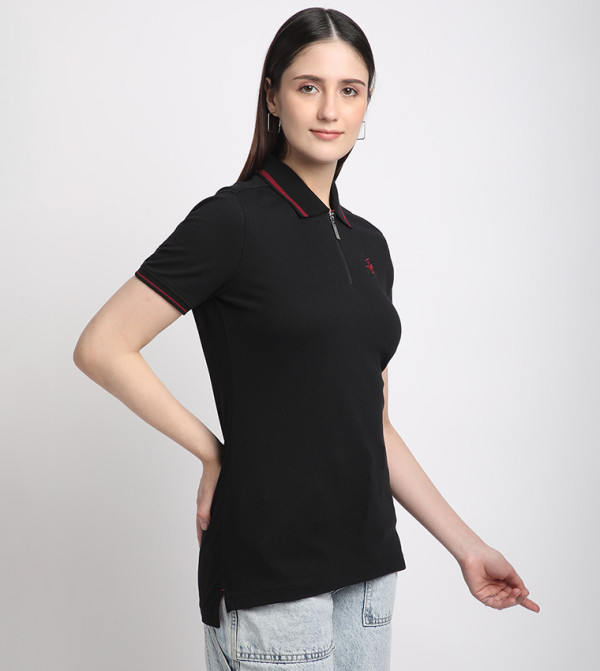 بيفرلي هيلز بولو كلوب  تيشيرتات - أسود قمصان بولو