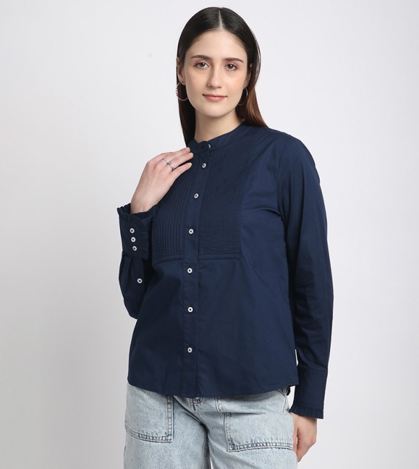Beverly Hills Polo Club  Clothing - Navy Shirts