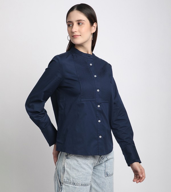Beverly Hills Polo Club  Clothing - Navy Shirts
