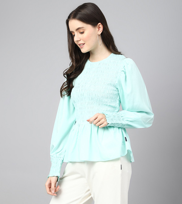 Beverly Hills Polo Club  Casual Tops - Blue Tops & Blouses