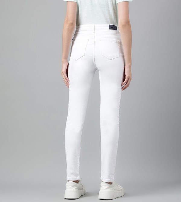Beverly Hills Polo Club Skinny Fit Jeans - White Skinny Fit Jeans