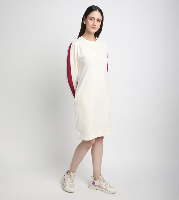 Beverly Hills Polo Club  Mini Dresses - Beige Mini Dresses