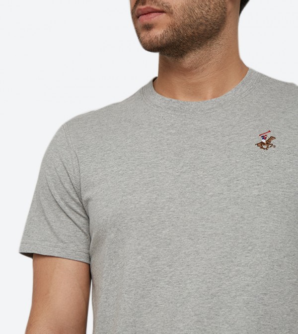 Beverly Hills Polo Club clothing-store - Grey Casual T-Shirts