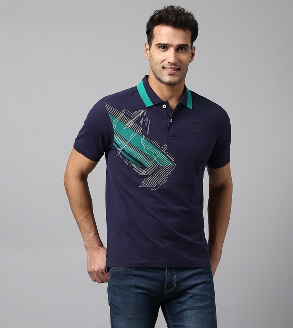 Beverly Hills Polo Club  - Navy Polo T-shirts