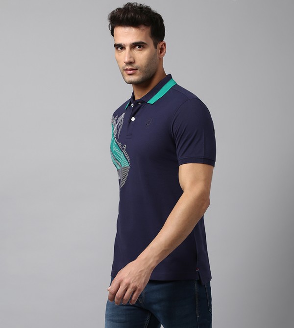 Beverly Hills Polo Club  - Navy Polo T-shirts