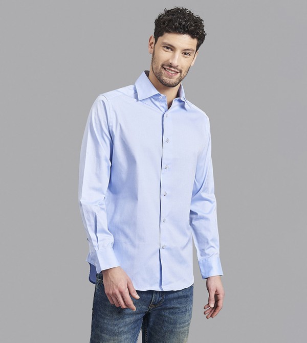 Beverly Hills Polo Club evening wear - Blue Formal Shirts