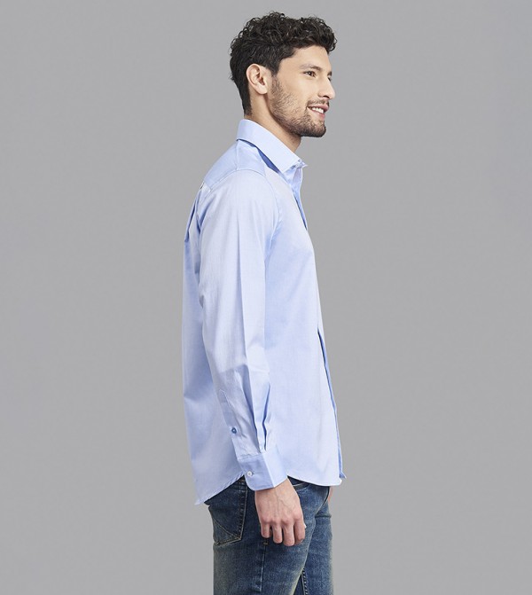 Beverly Hills Polo Club evening wear - Blue Formal Shirts