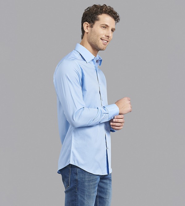 Beverly Hills Polo Club evening wear - Blue Formal Shirts