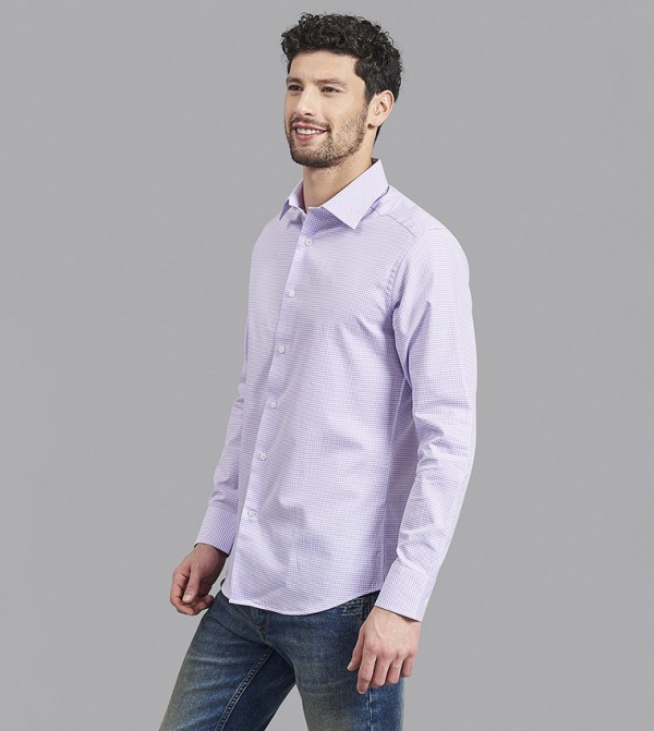 Beverly Hills Polo Club evening wear - Purple Formal Shirts